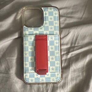 Stylish Patriotic Star Blue and Red Phone Case